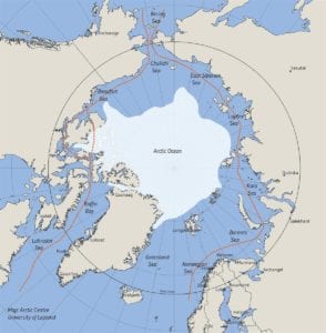 Map: Arctic Centre, University of Lapland. Map: Arctic Centre, University of Lapland.